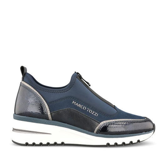 Ladies 2-24780 Slip-on Trainer In Navy