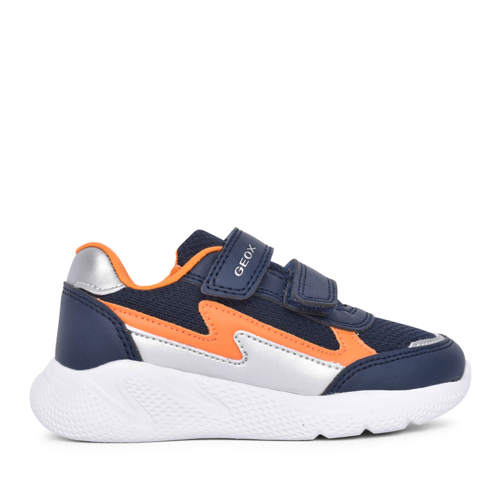 Boys B564uc B Sprintye Velcro Trainer In Navy