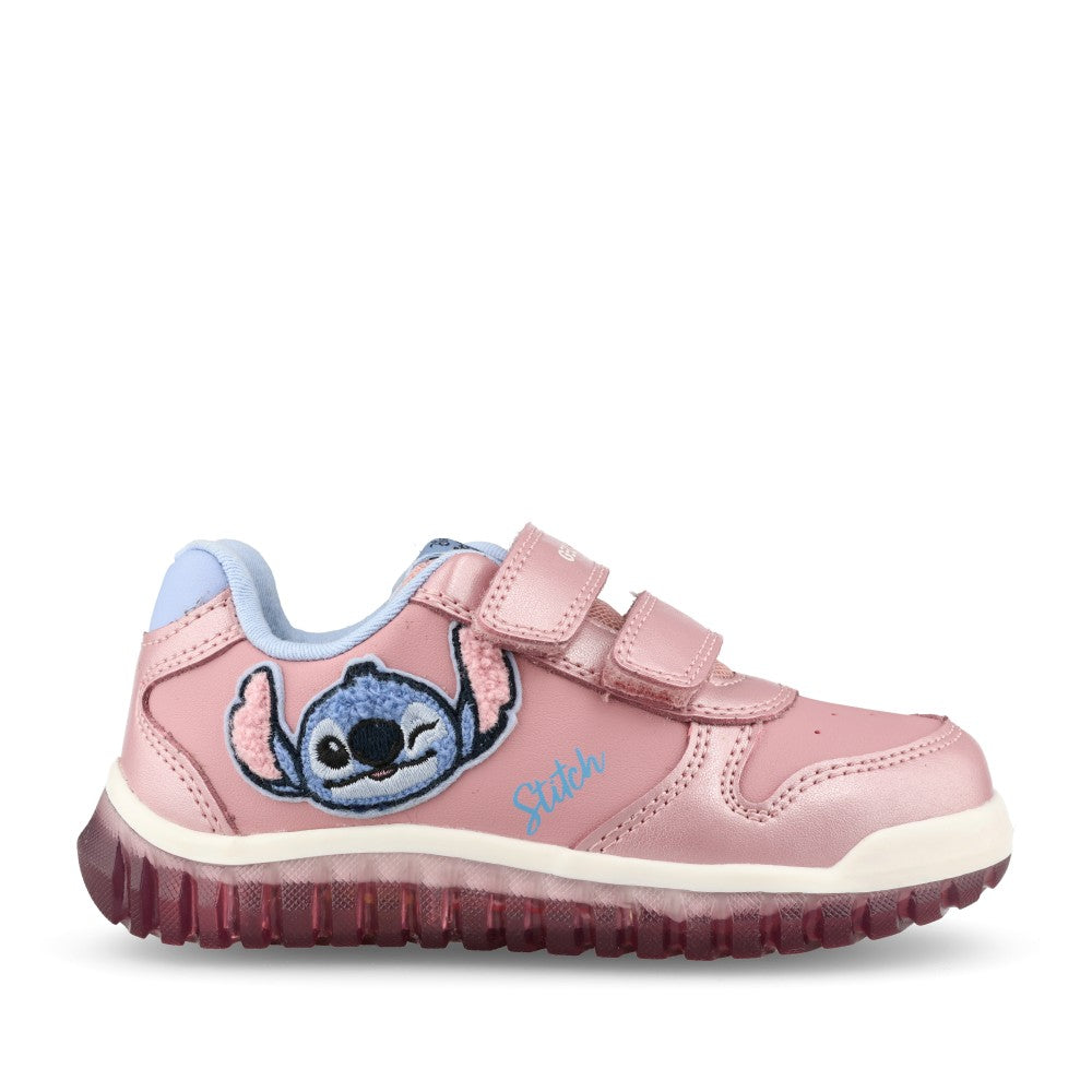 Girls B5661b B Lightyloo Velcro Trainer In Pink