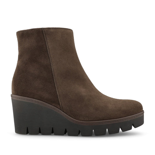 Ladies 74.780 Utopia Wedge Ankle Boot In Brown