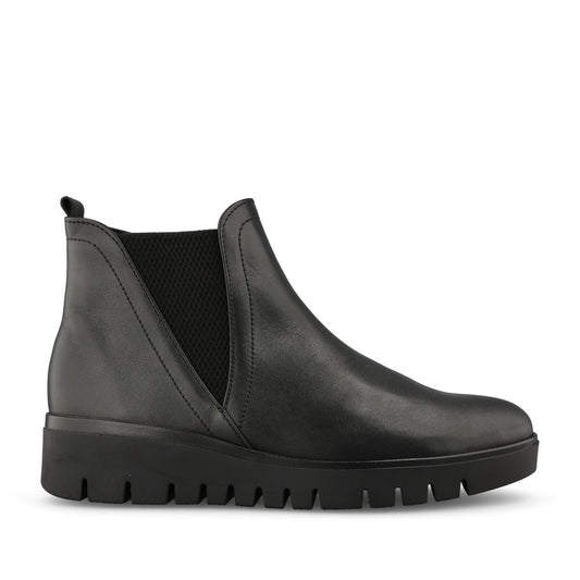 Ladies 72.061 Wedge Ankle Boot In Black