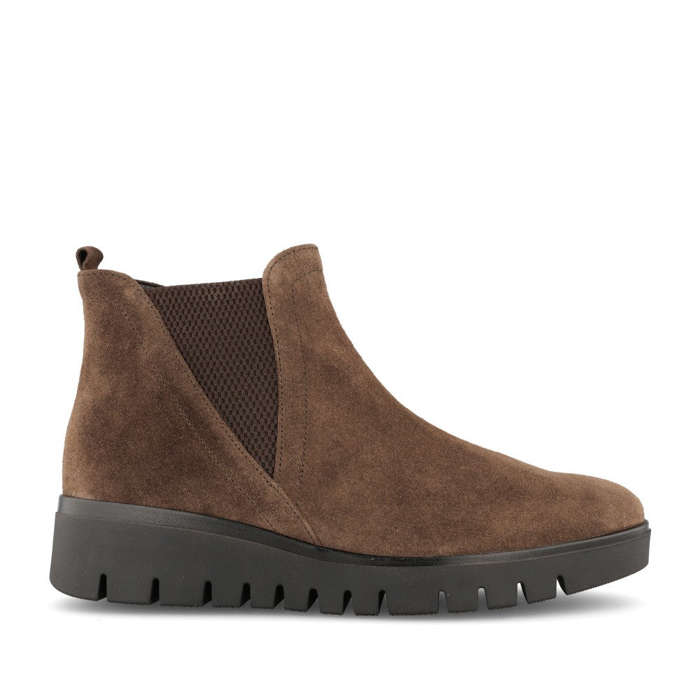 Ladies 72.061 Dublin Wedge Ankle Boot In Brown