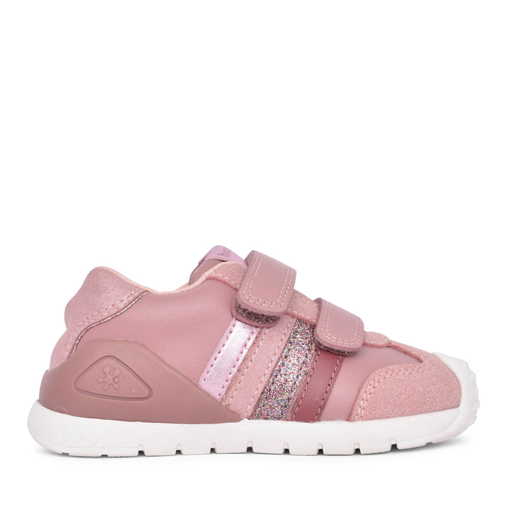 Girls 251129 Double Velcro Shoe In Pink