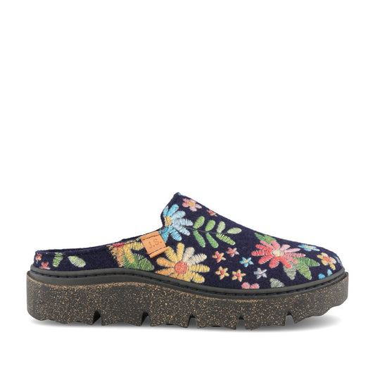 Ladies 53001 Carmaux 01 Slipper In Navy Multi