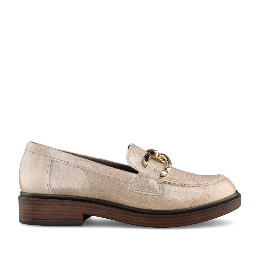 Ladies 10.890 Slip-on Loafer In Taupe