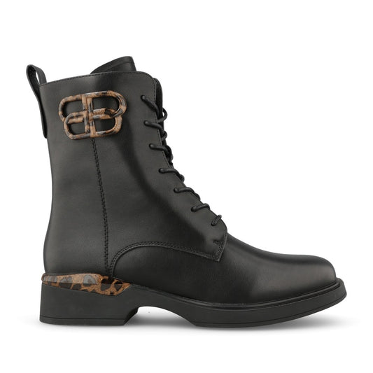 Ladies A3 Laced Ankle Boot In Black