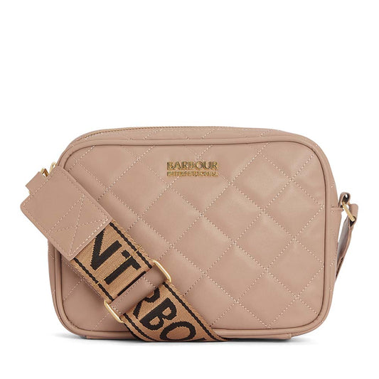 Ladies Sloane Quilted Crossbody In Camel