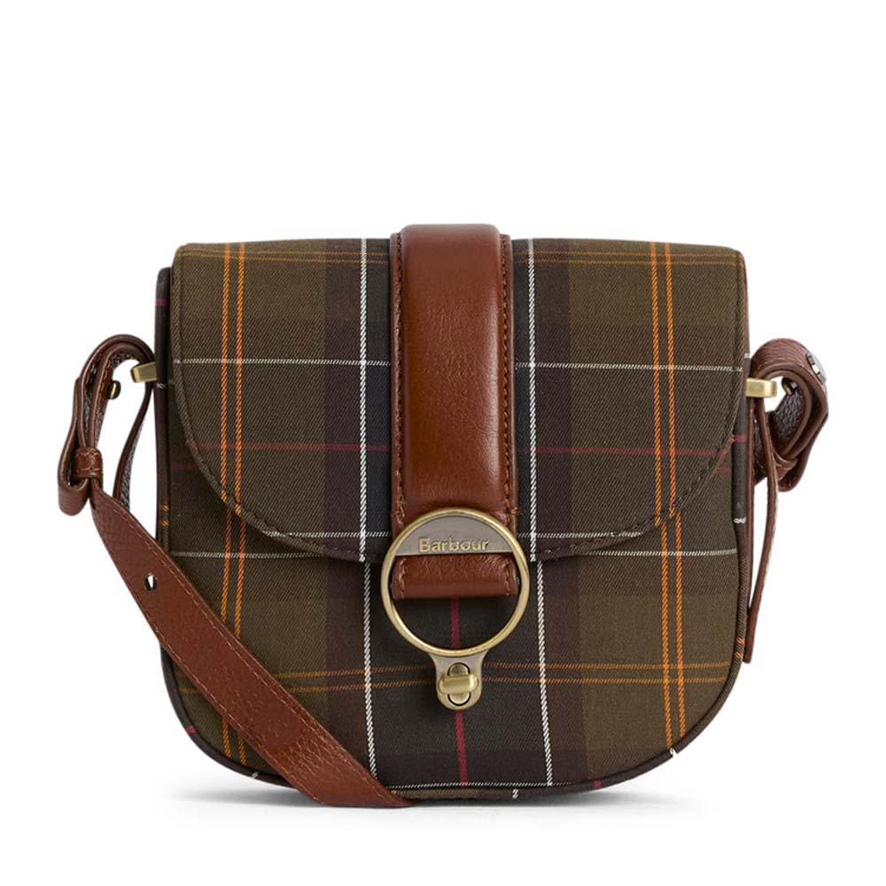 Ladies Elm Tartan Crossbody Bag In Class Tartan