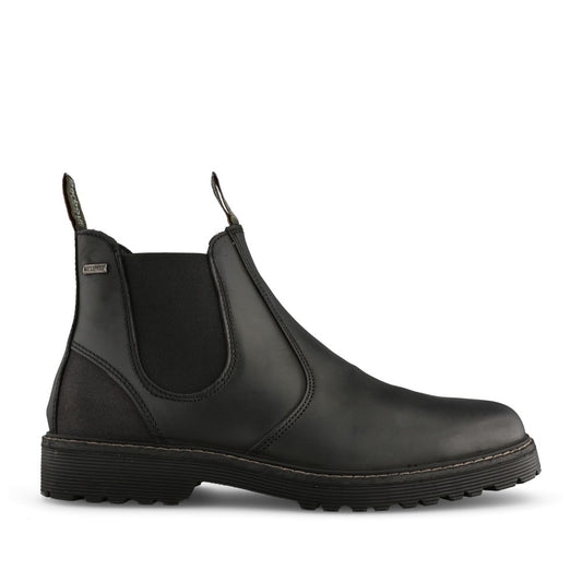 Mens Patton Black Chelsea Boot In Black