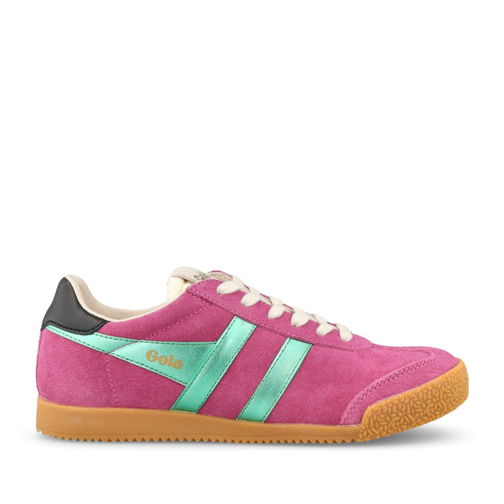 Ladies Elan Glitz Clb790 Laced Trainer In Fuchsia