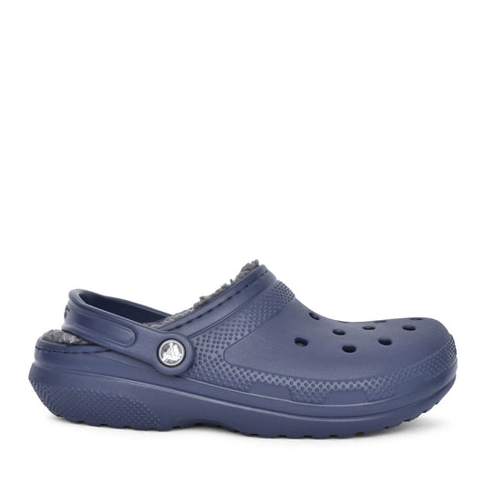 Unisex 203591 Classic Fuzz-lined Clog In Navy
