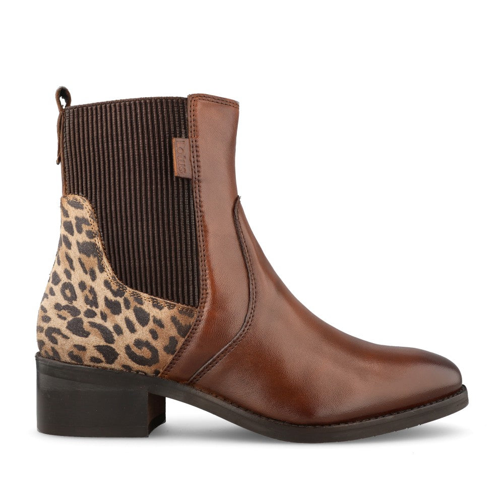 Ladies Lindley Ulb479 Ankle Boot In Tan