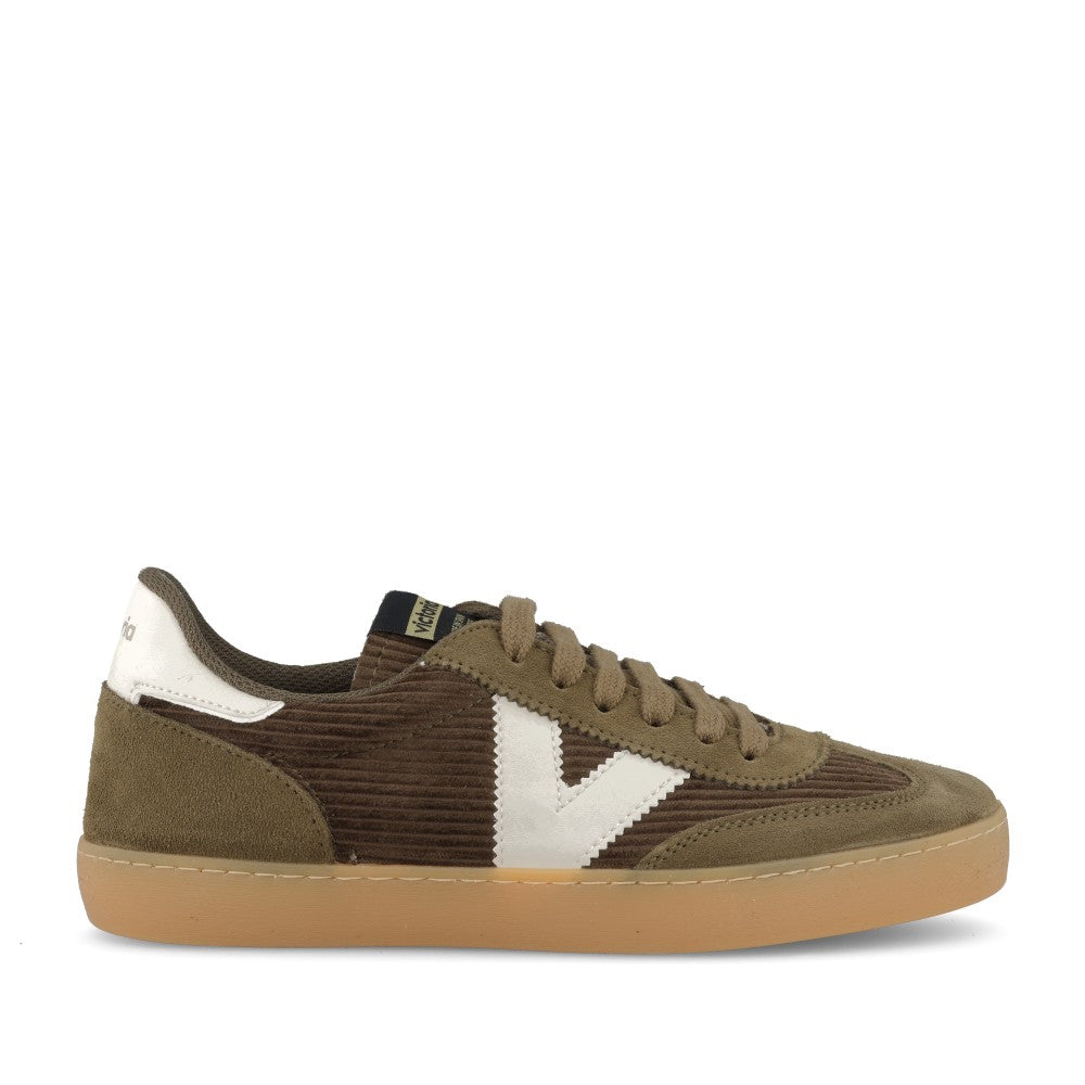 Ladies 1126220 Berlin Ciclista Laced Trainer In Khaki