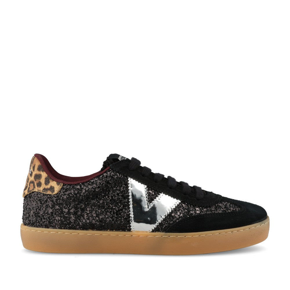 Ladies 1126223 Berlin Ciclista Laced Trainer In Black Intere