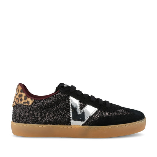 Ladies 1126223 Berlin Ciclista Laced Trainer In Black Intere