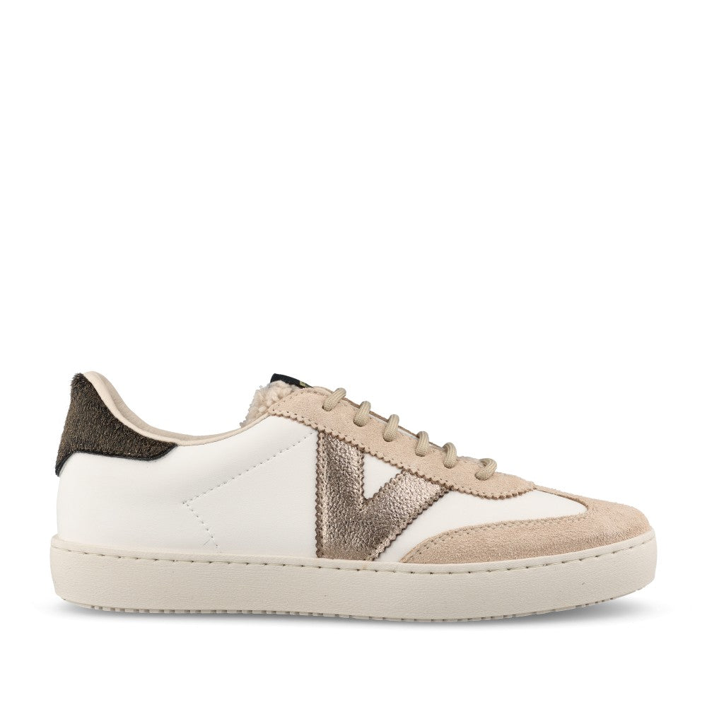 Ladies 1126222 Berlin Ciclista Laced Trainer In Beige