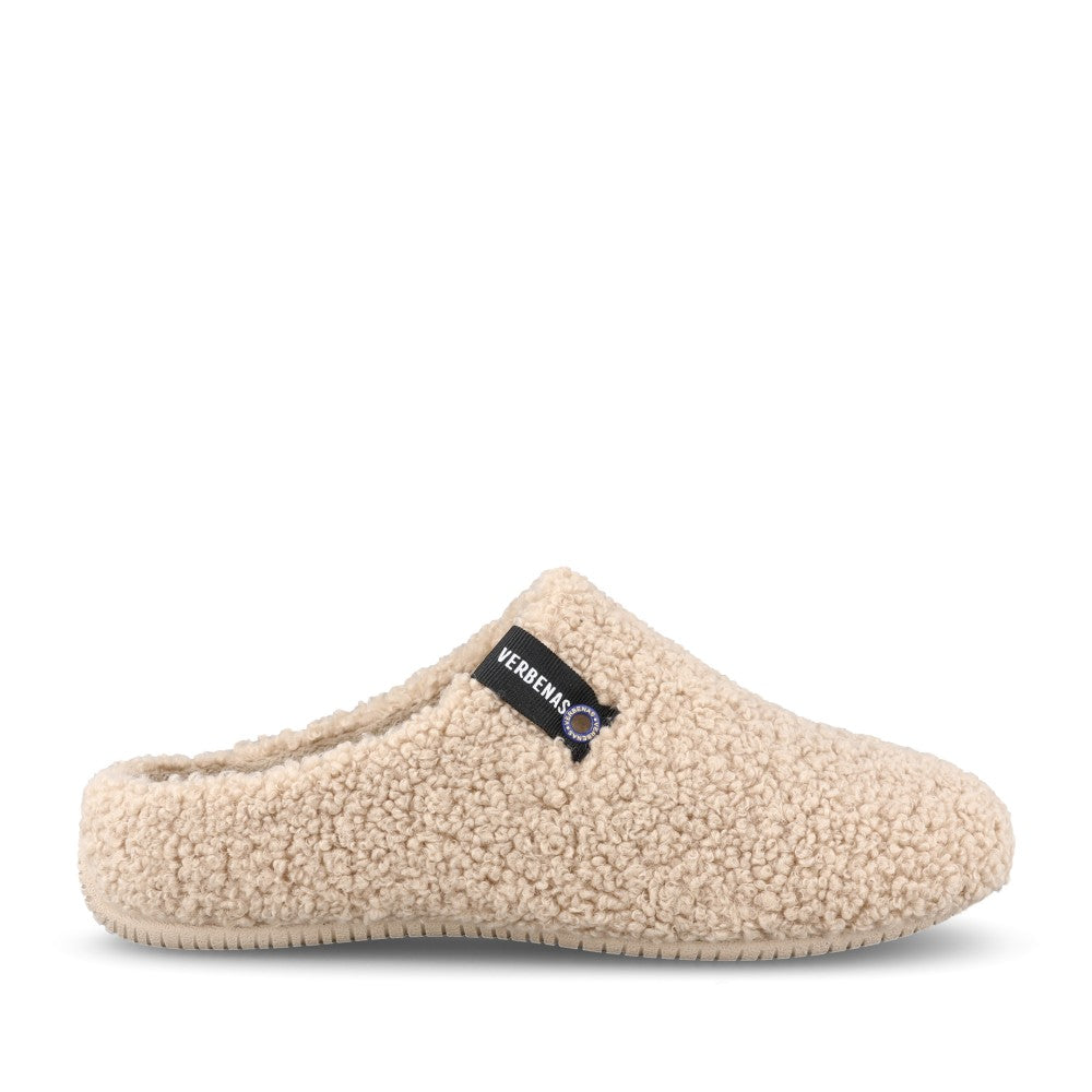 Ladies York Nairobi Mule Slipper In Beige