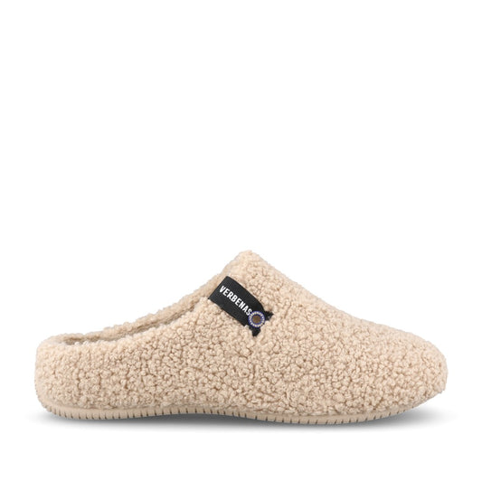 Ladies York Nairobi Mule Slipper In Beige