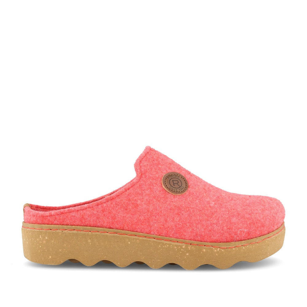 Ladies 6120 Foggia-d Mule Slipper In Red