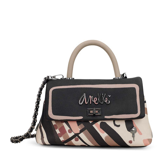 Ladies M41811-408 Handbag In Black Multi