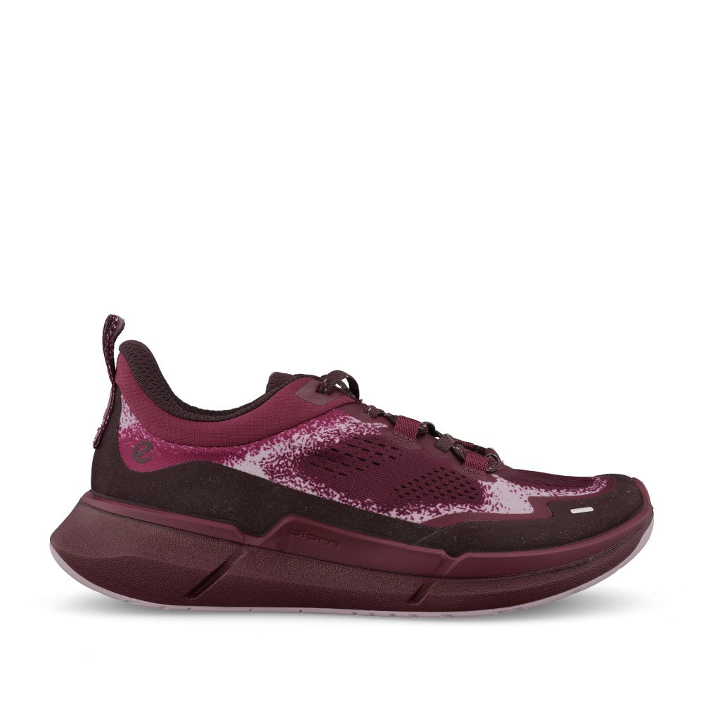 Ladies 830913 Biom 2.2 Laced Trainer In Burgandy
