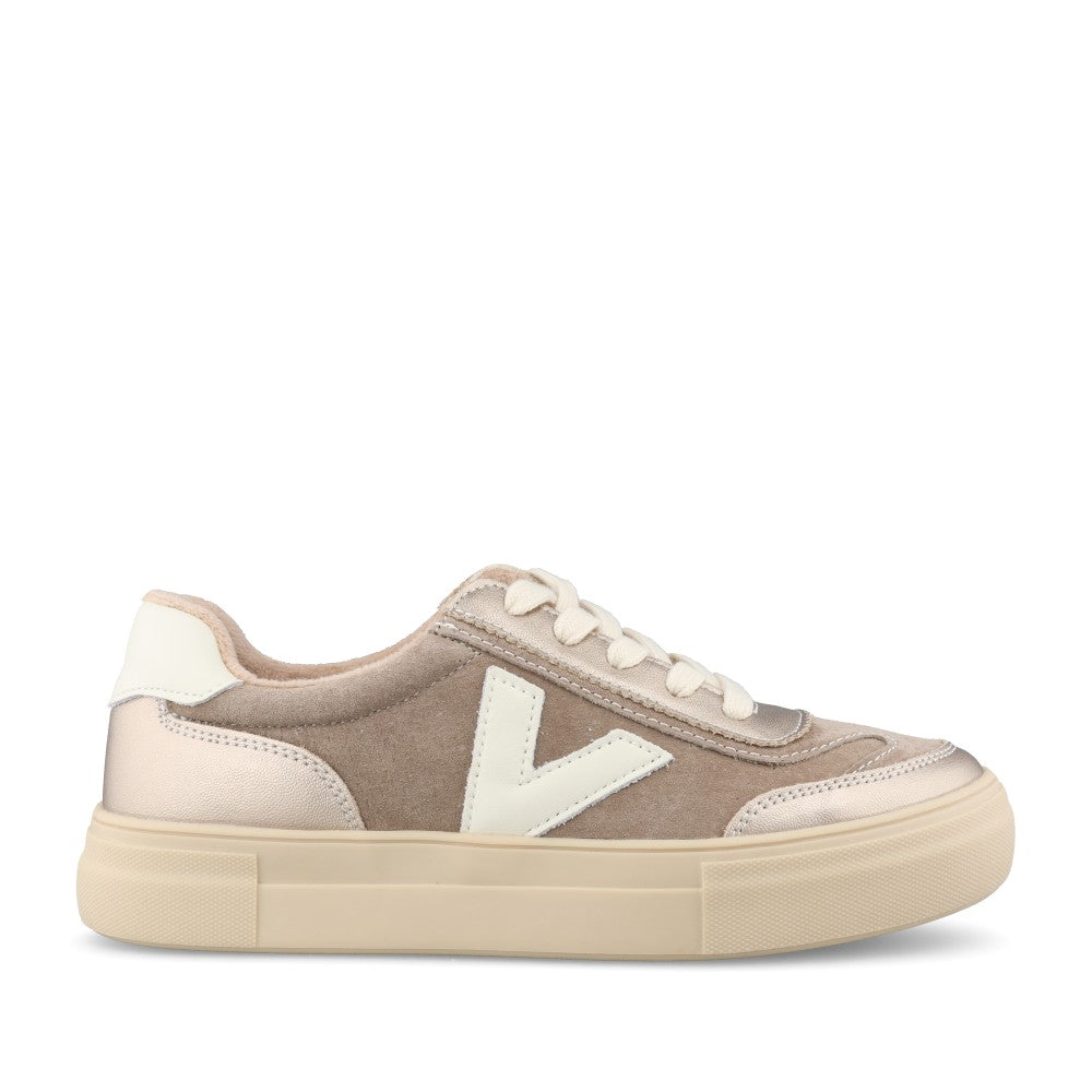 Ladies Eighty Laced Trainer In Peregrine
