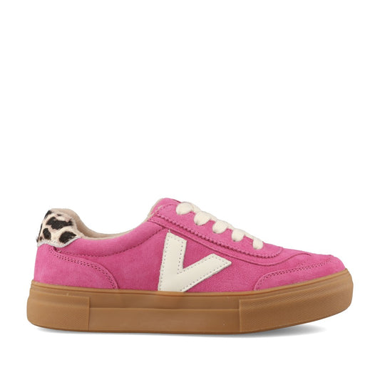 Ladies Eighty Laced Trainer In Hot Leopard