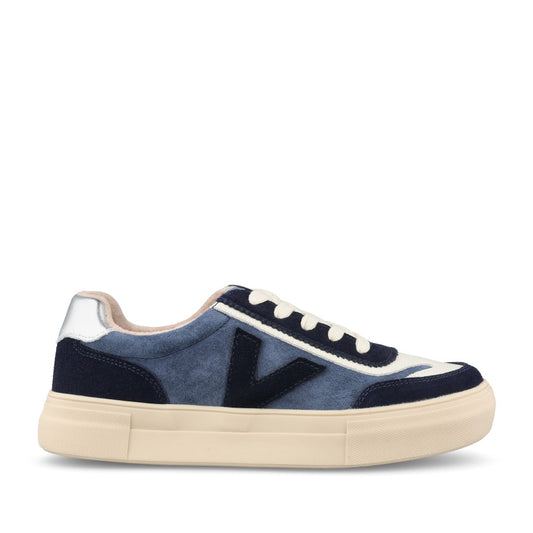 Ladies Eighty Laced Trainer In Royal
