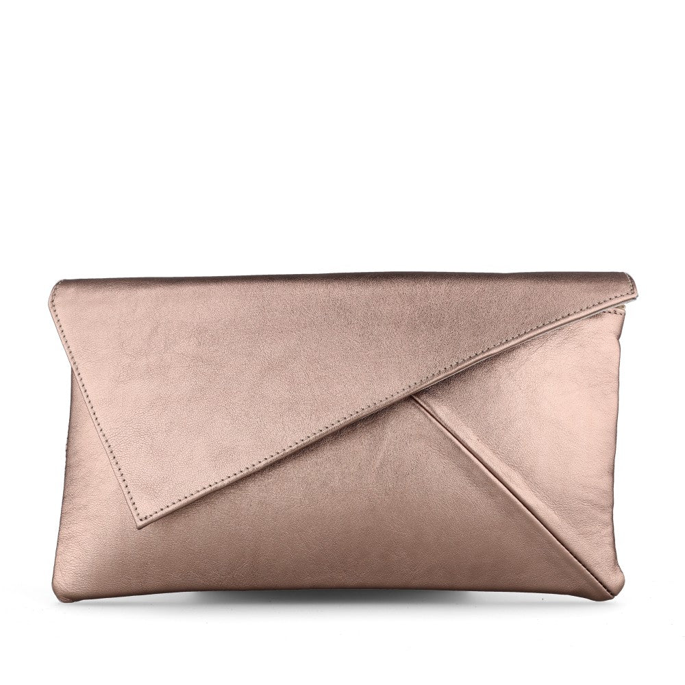 Ladies 1175 Clutch Bag In Metallic