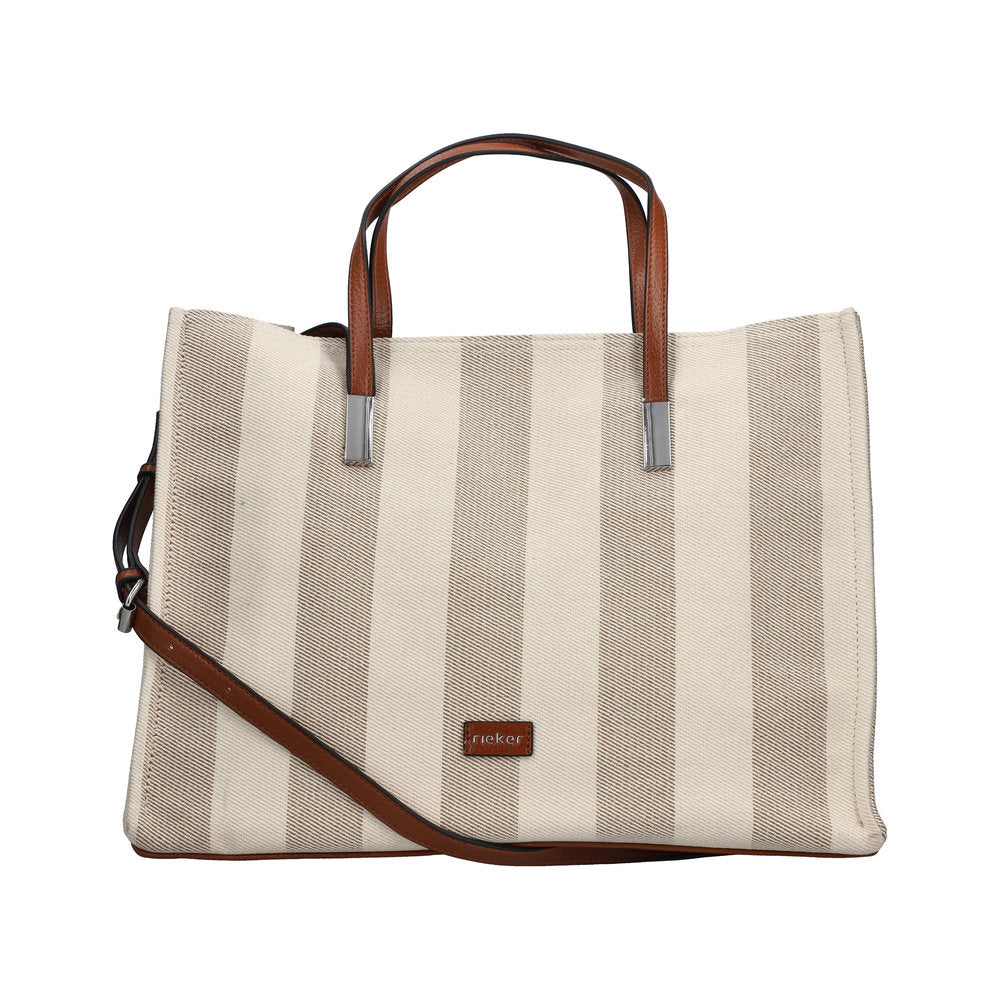 Ladies H1074 Handbag In Beige
