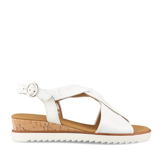 Ladies 82.751 Rich Wedge Sandal In White