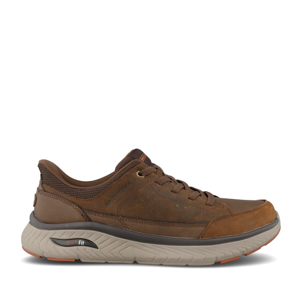 Mens 205656 Arch Fit Crosser Felix Trainer In Dark Brown