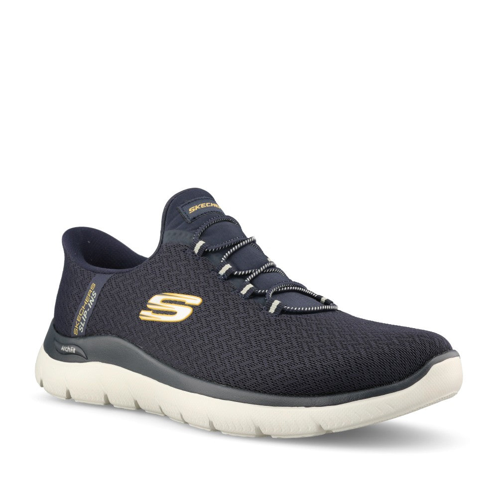 Mens 233177 Arch Fit Summits Kynor Trainer In Navy