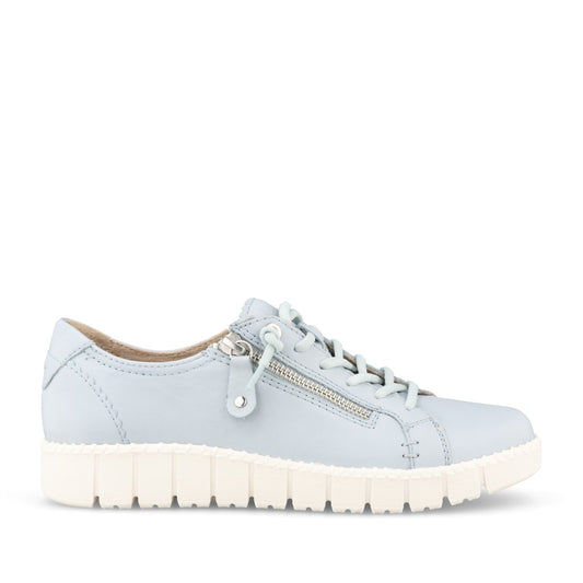 Ladies 8-23704 Slip-on Trainer In Light Blue