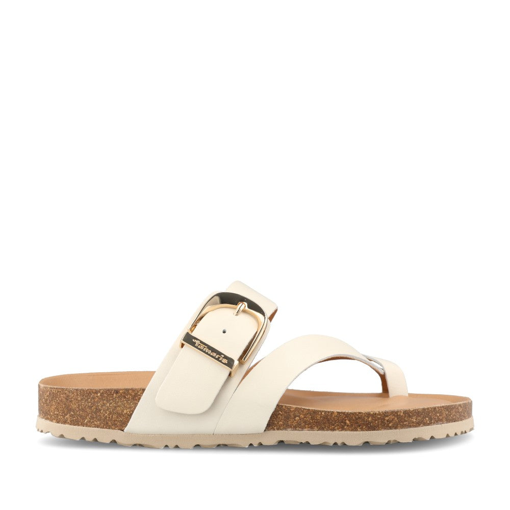 Ladies 1-27509 Mule In Ivory