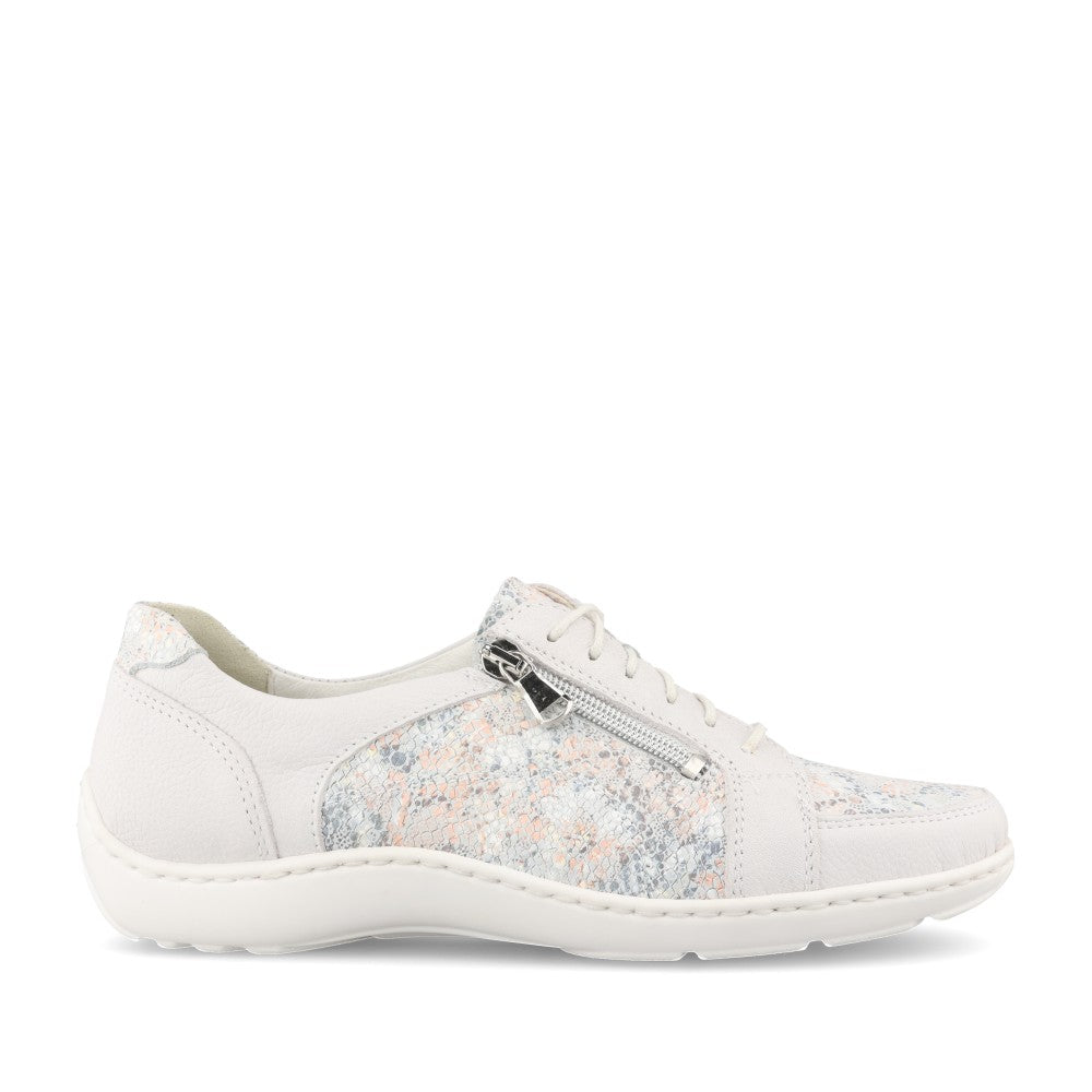 Ladies 496042 Henni H-fit Trainer In Off White