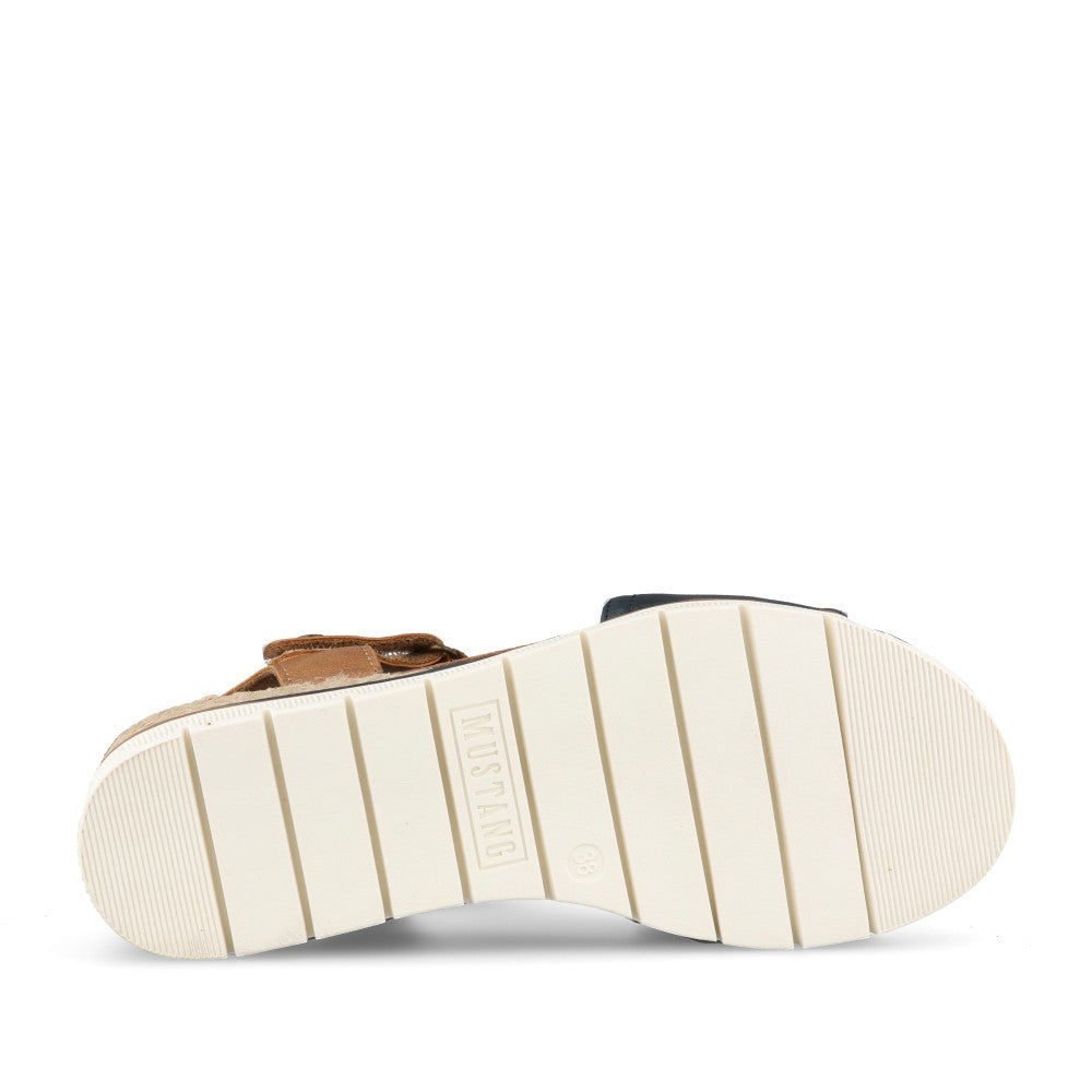 Ladies 112003 Wedge Sandal In Navy