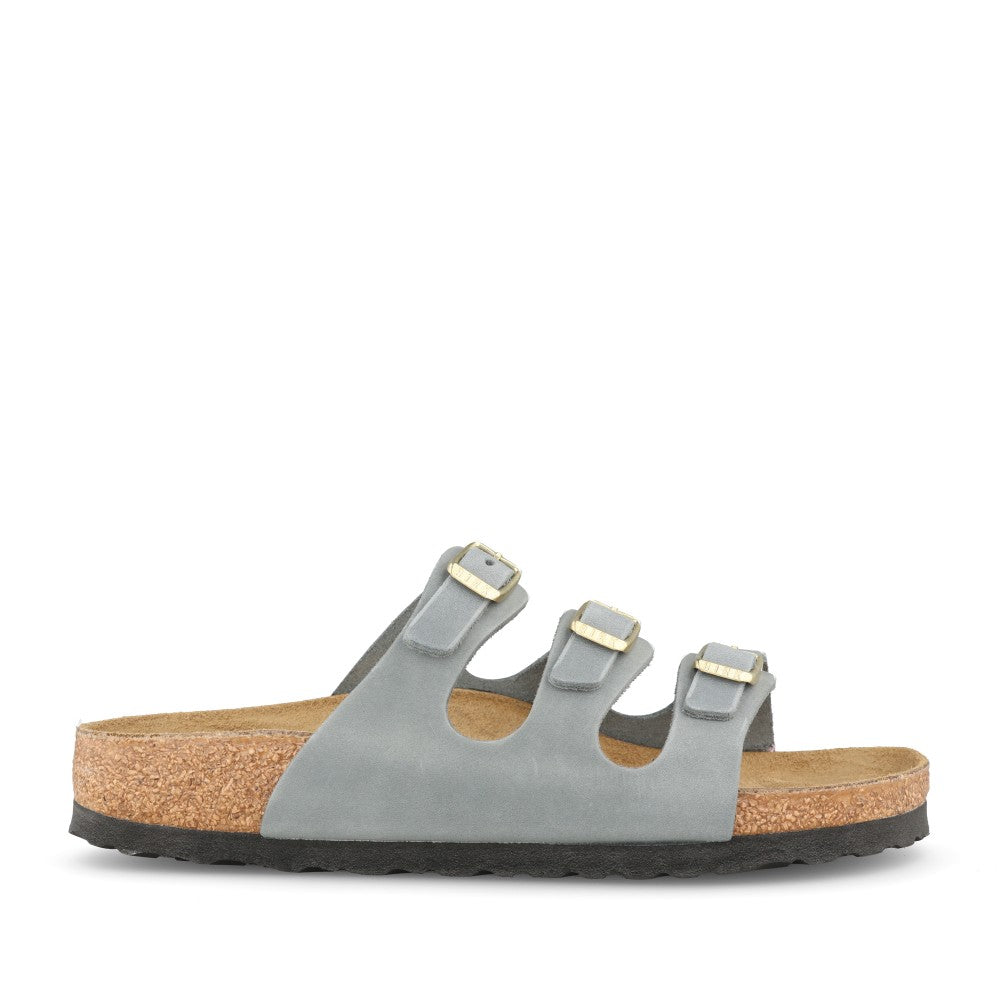 Ladies 1031891 Florida Triple Strap Mule In Grey