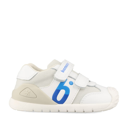Boys 262121-b057 Double Velcro Shoe In White