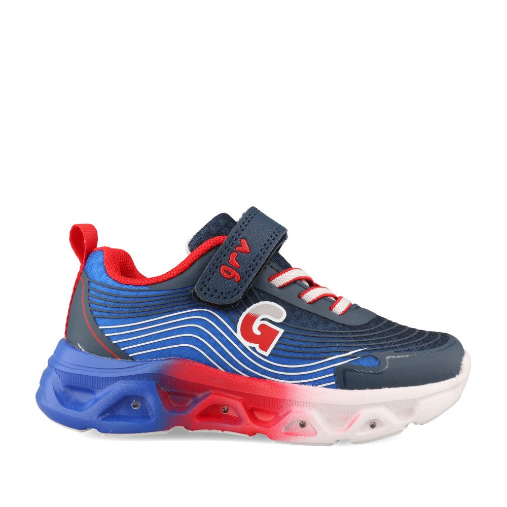 Boys 262725-a635 Velcro Trainer In Navy