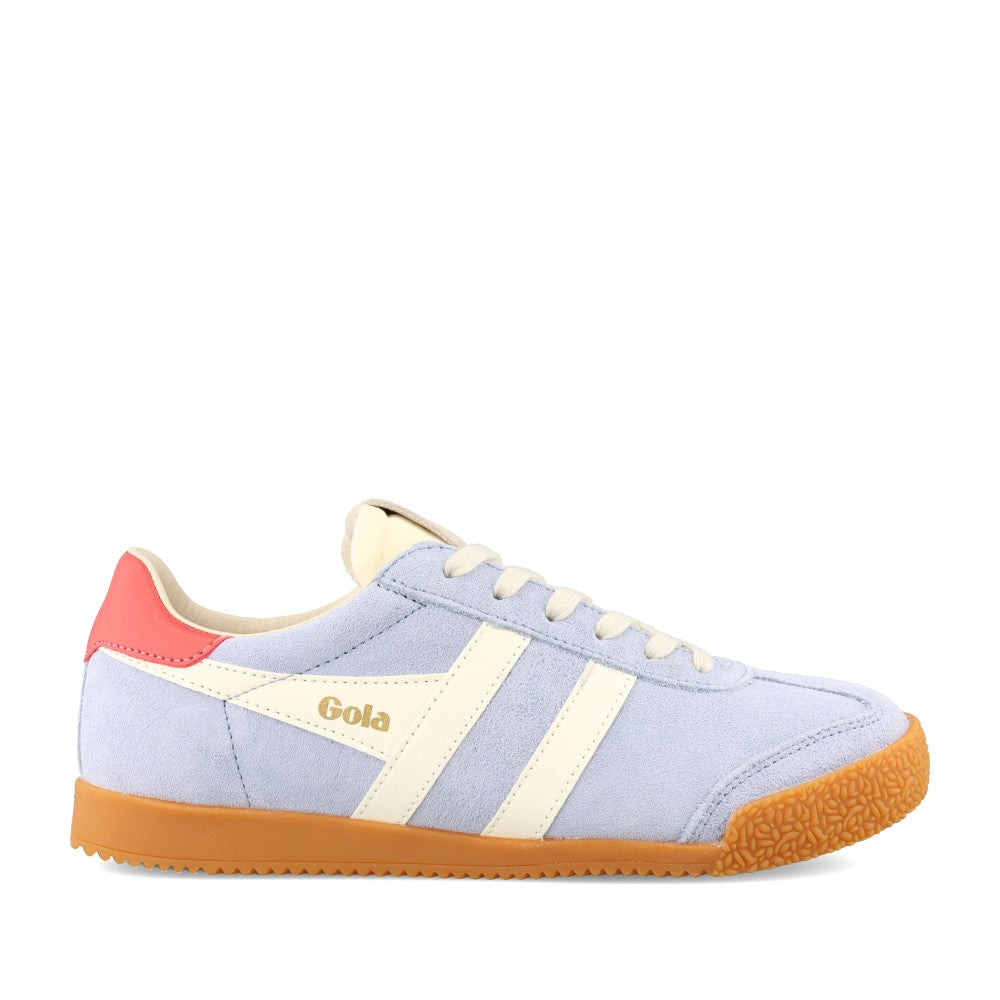 Ladies Elan Clb538 Laced Trainer In Sky Blue