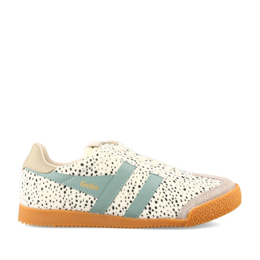 Ladies Elan Savanna Clb867 Laced Trainer In Green