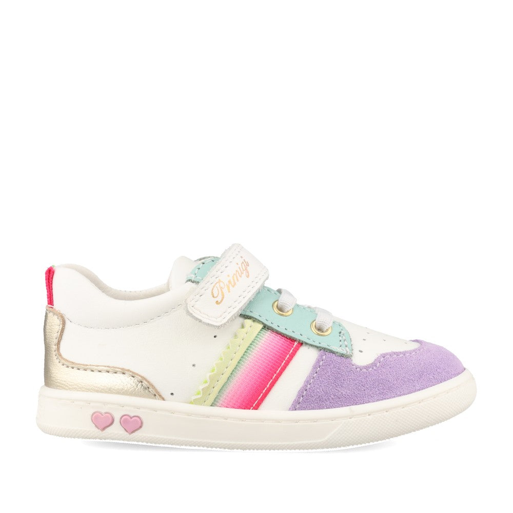 Girls 14032 Velcro Shoe In Multi-colour