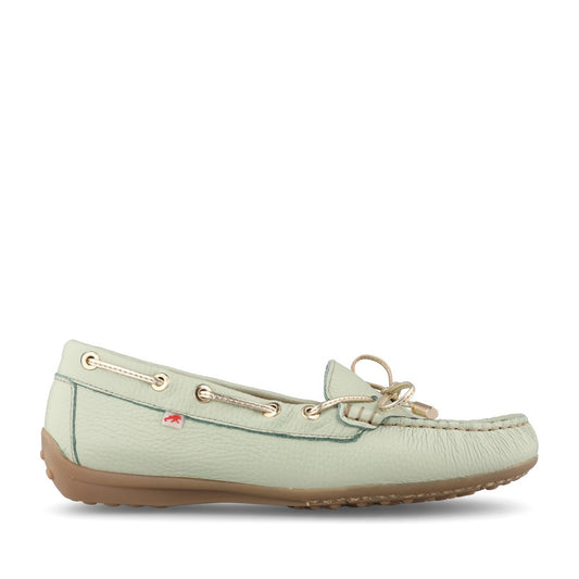 Ladies F2158 Bruni Boat Shoe In Mint