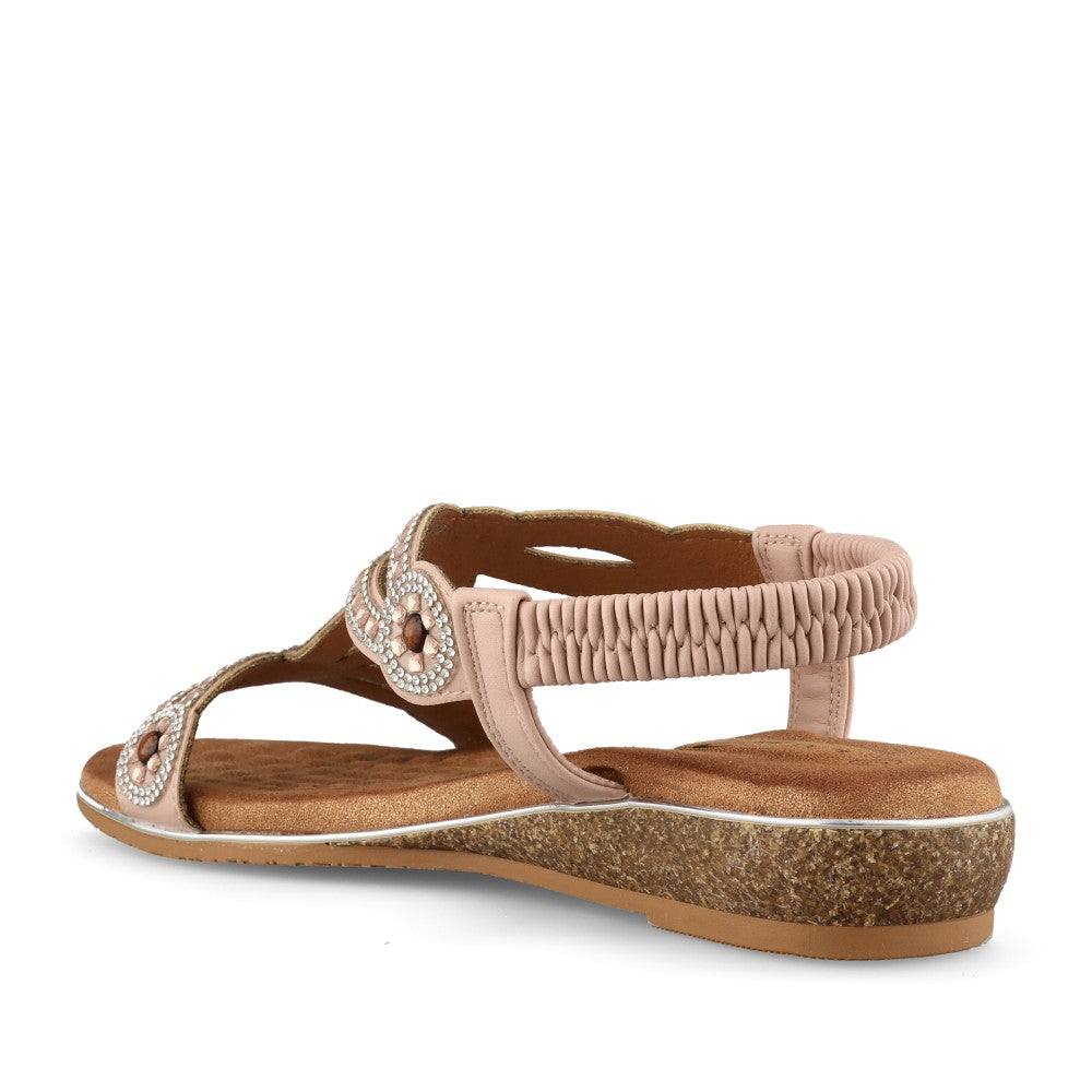 Ladies Jlh616 Indigo E-fit Sandal In Pink