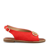 Ladies Blank Spaces Sandal In Red