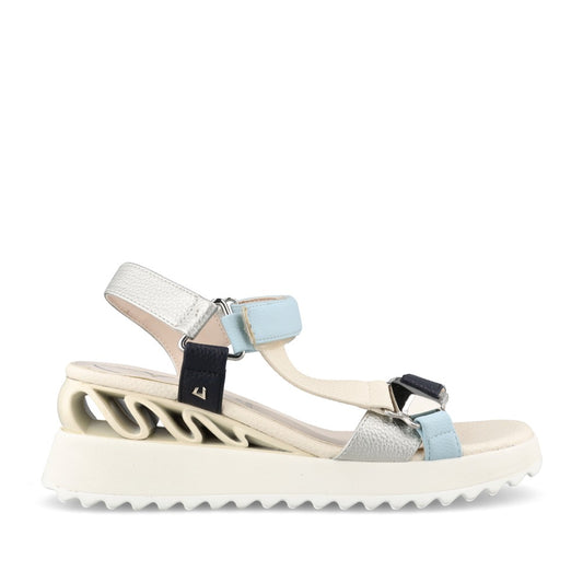 Ladies Before You Wedge Sandal In Blue