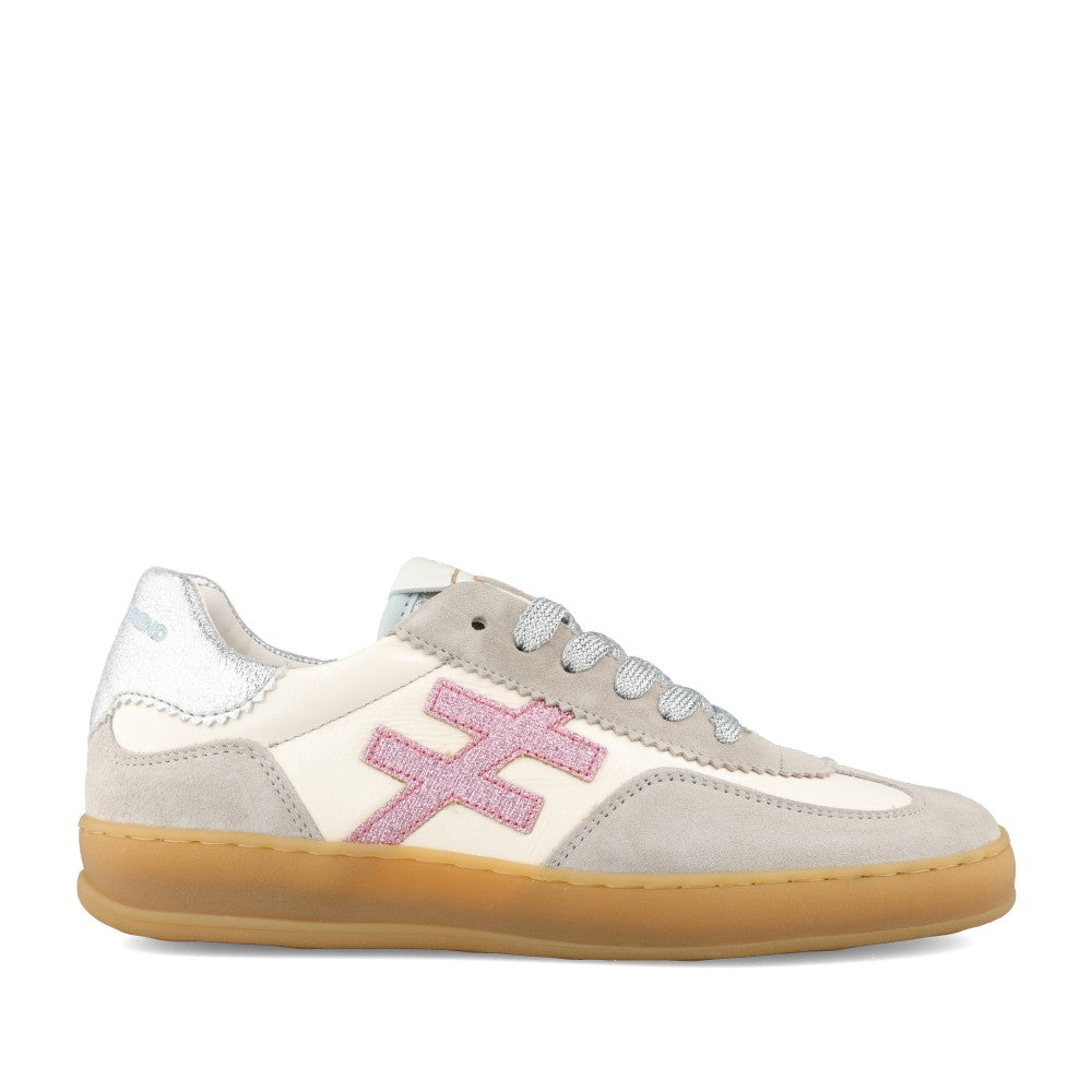 Ladies A032 C100 Iconic Ii Laced Trainer In Grey
