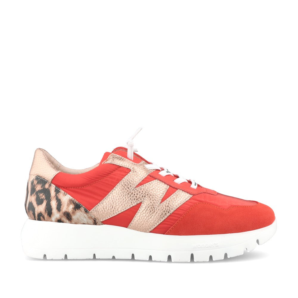Ladies A-24100 Slip-on Trainer In Red