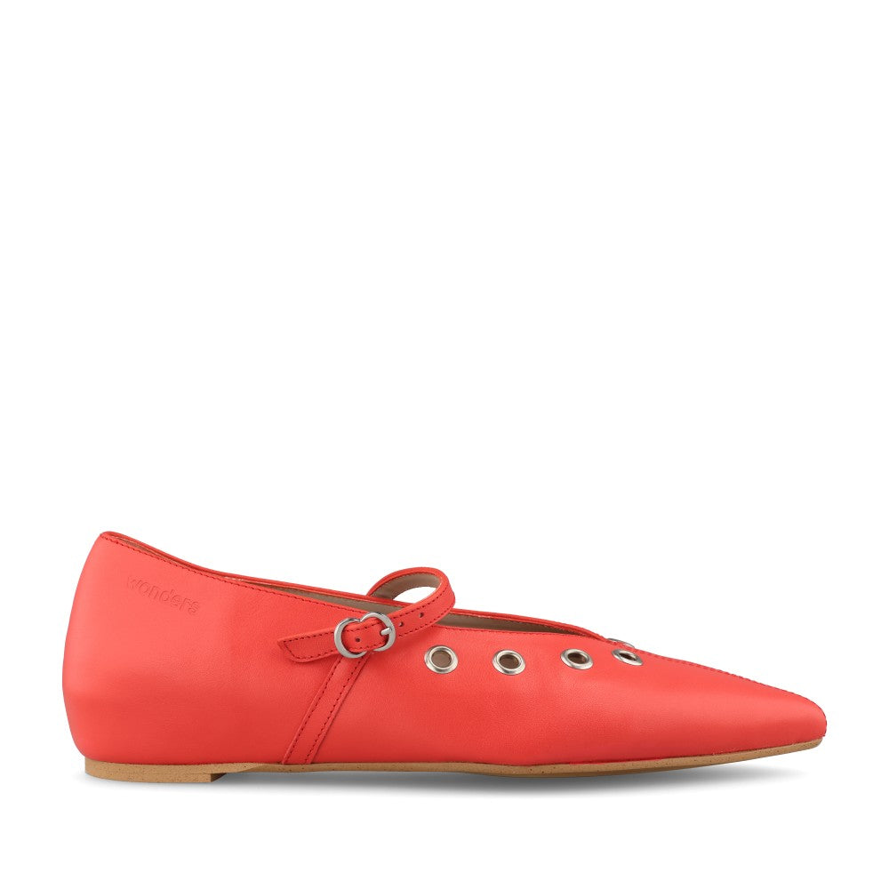Ladies A-3841 Slip-on Shoe In Red